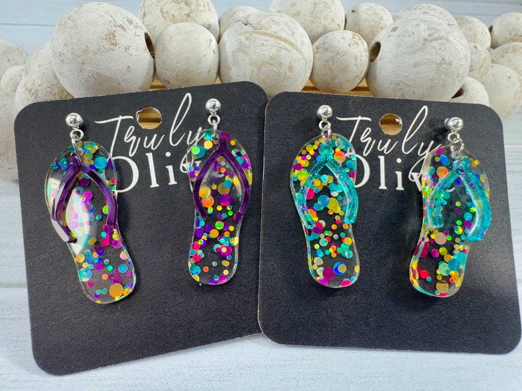 Summer Flip Flop Earrings