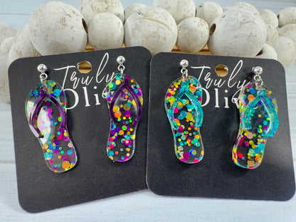 Summer Flip Flop Earrings
