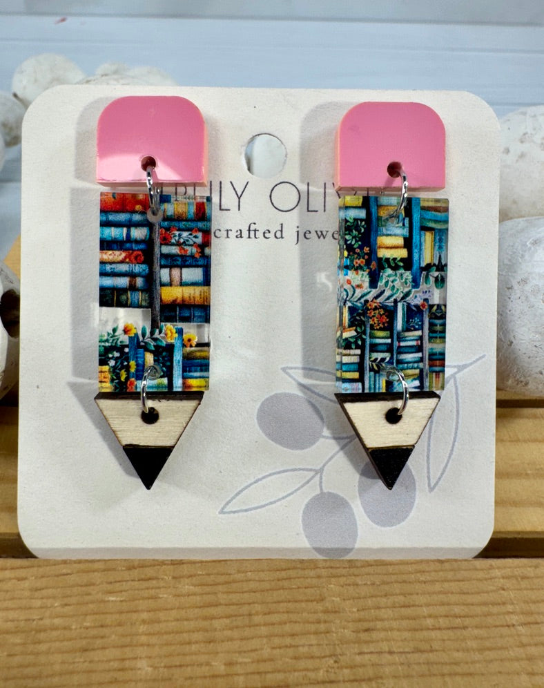 Back To School Pencil Earrings
