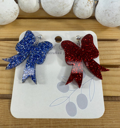 Red White and Blue Coquette Patriotic Bows