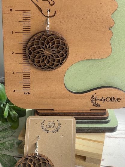Wooden Boho Earrings All Day Wear