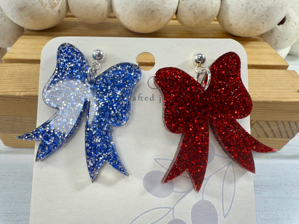 Red White and Blue Coquette Patriotic Bows