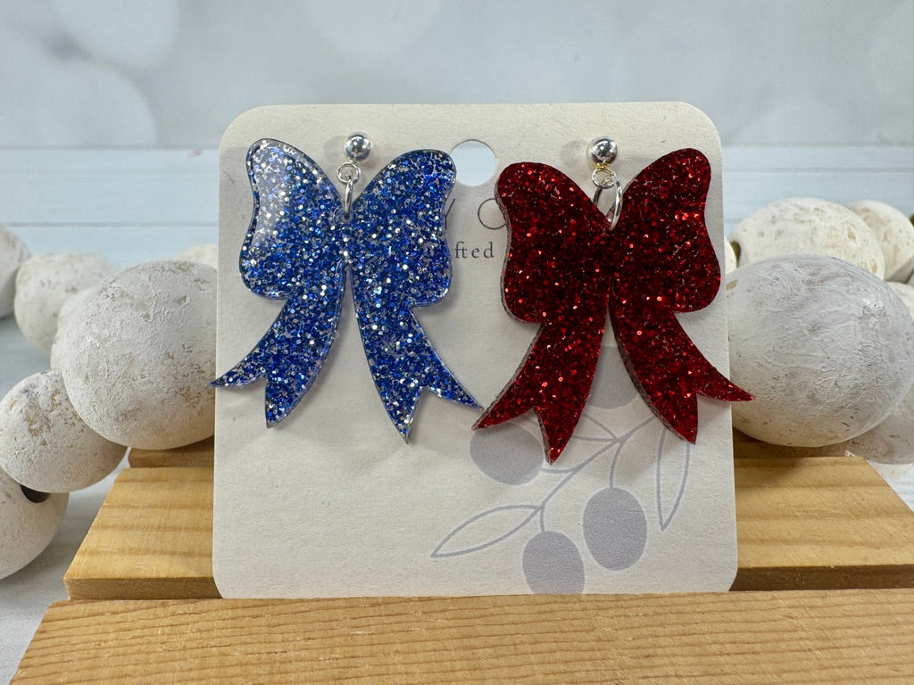 Red White and Blue Coquette Patriotic Bows