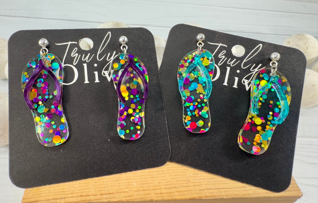 Summer Flip Flop Earrings