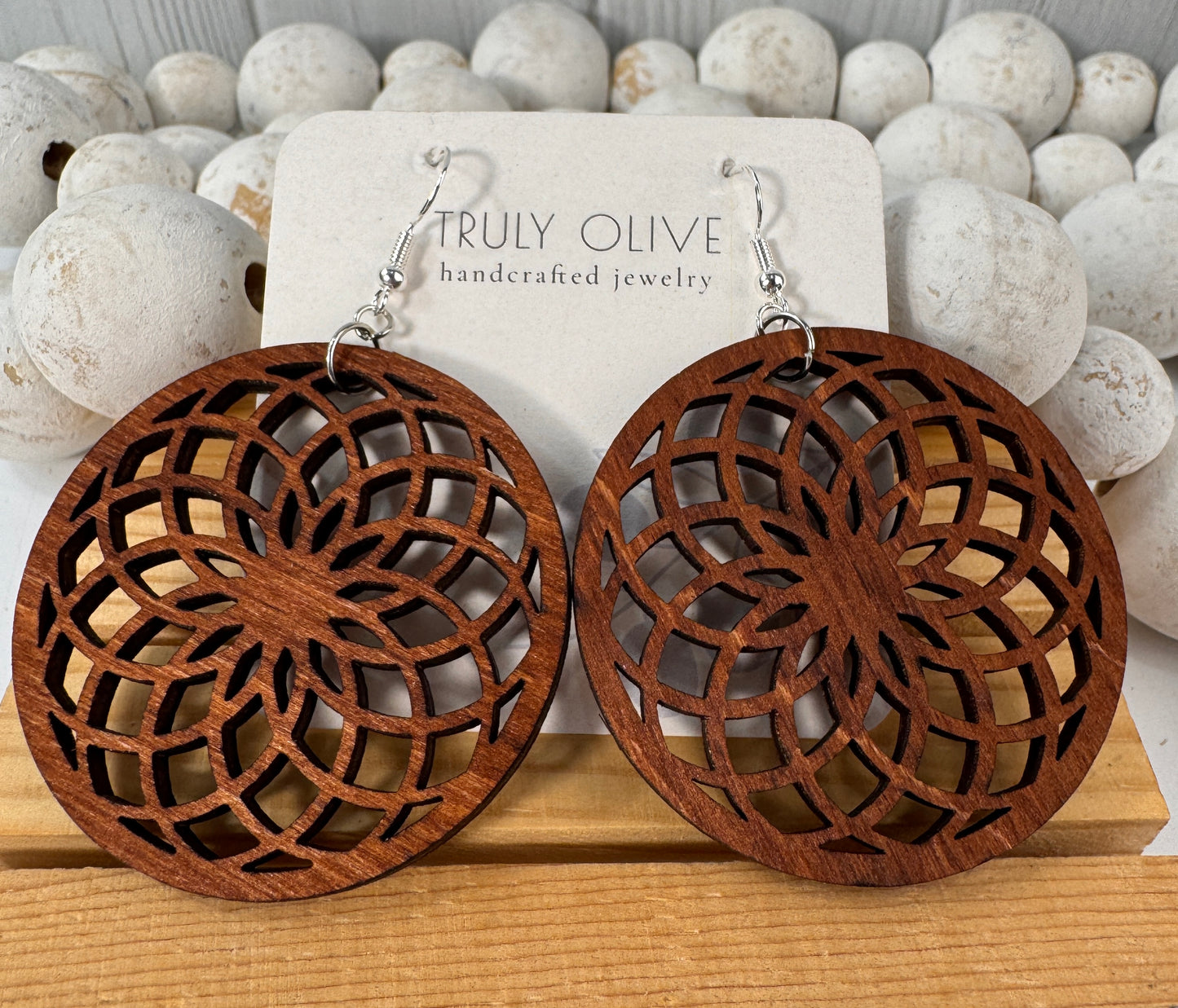 Wooden Boho Earrings All Day Wear