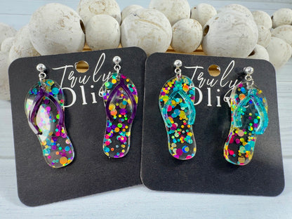Summer Flip Flop Earrings