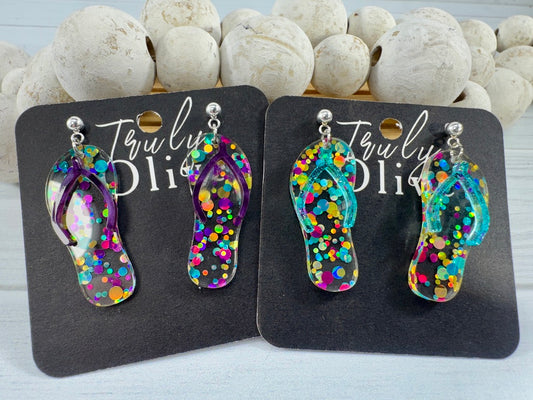 Summer Flip Flop Earrings