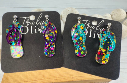 Summer Flip Flop Earrings
