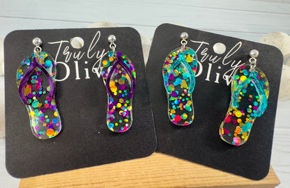 Summer Flip Flop Earrings