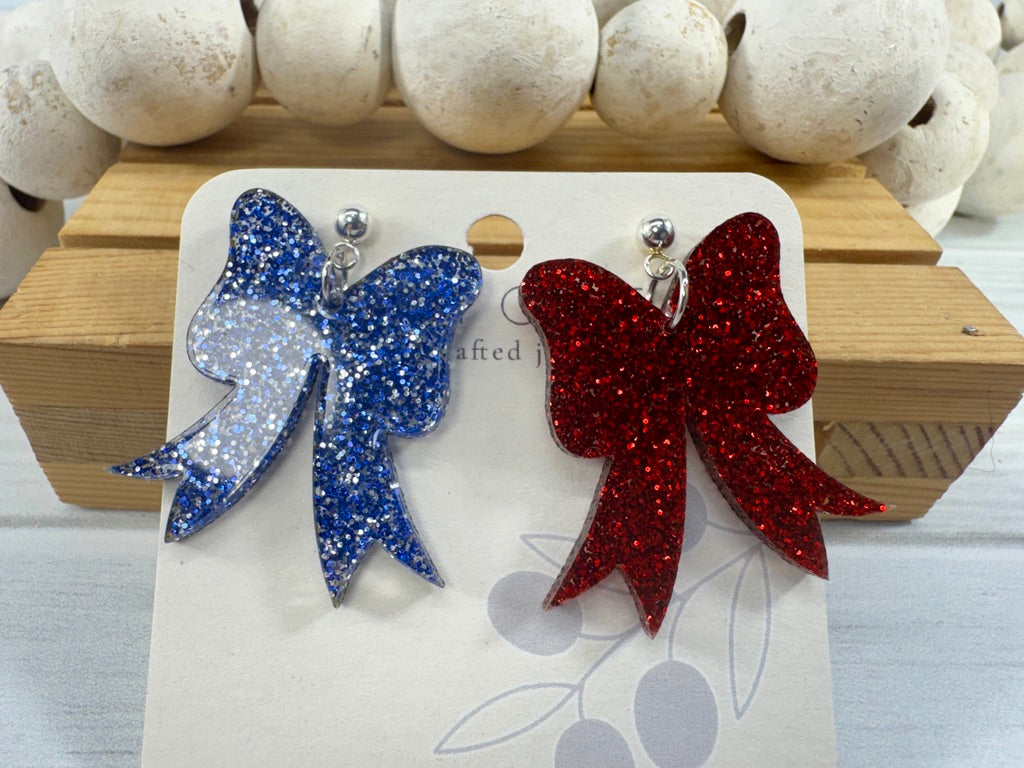 Red White and Blue Coquette Patriotic Bows