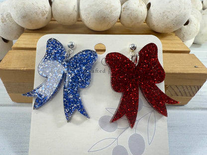 Red White and Blue Coquette Patriotic Bows