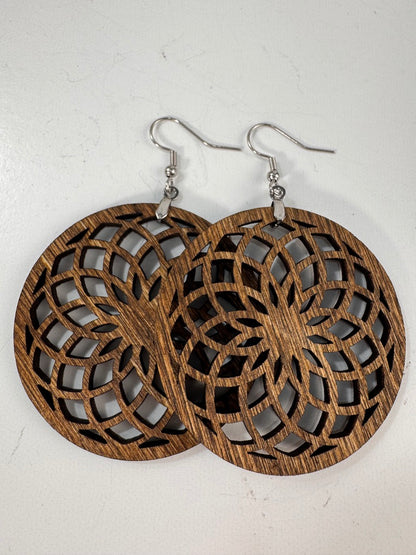 Wooden Boho Earrings All Day Wear