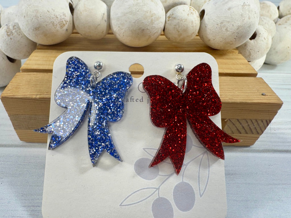 Red White and Blue Coquette Patriotic Bows