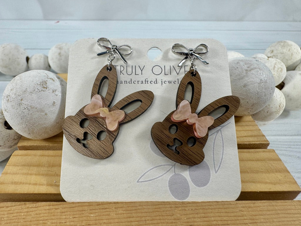 Cutest Bunny Ears With Pink Bows