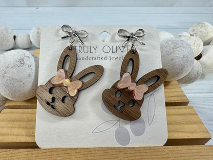 Cutest Bunny Ears With Pink Bows