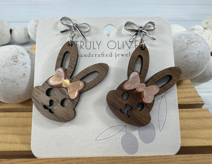 Cutest Bunny Ears With Pink Bows