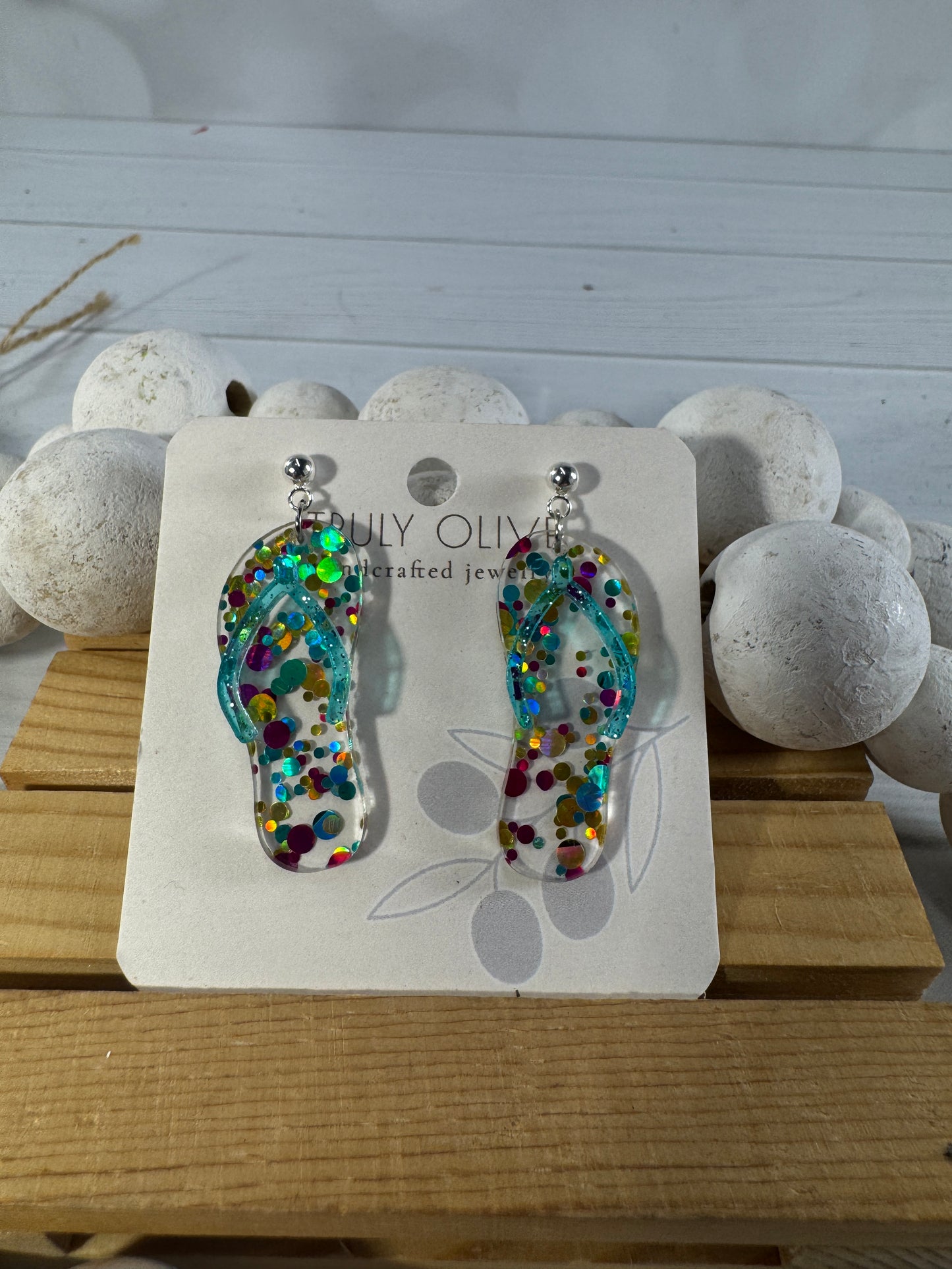 Summer Flip Flop Earrings