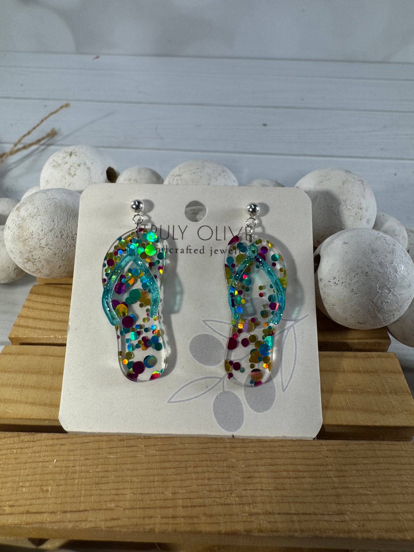 Summer Flip Flop Earrings