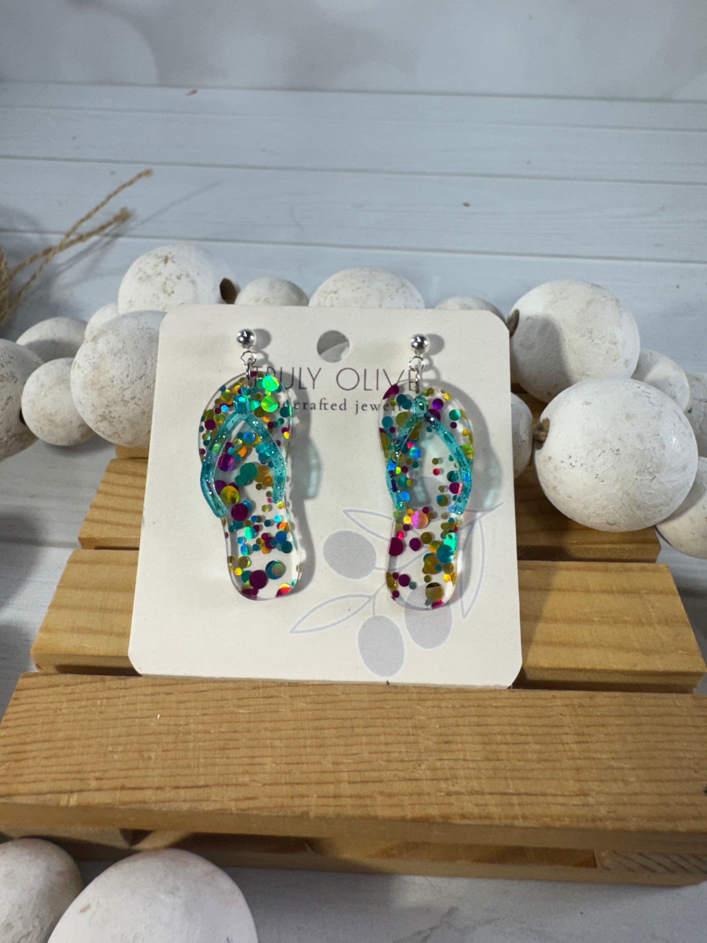 Summer Flip Flop Earrings