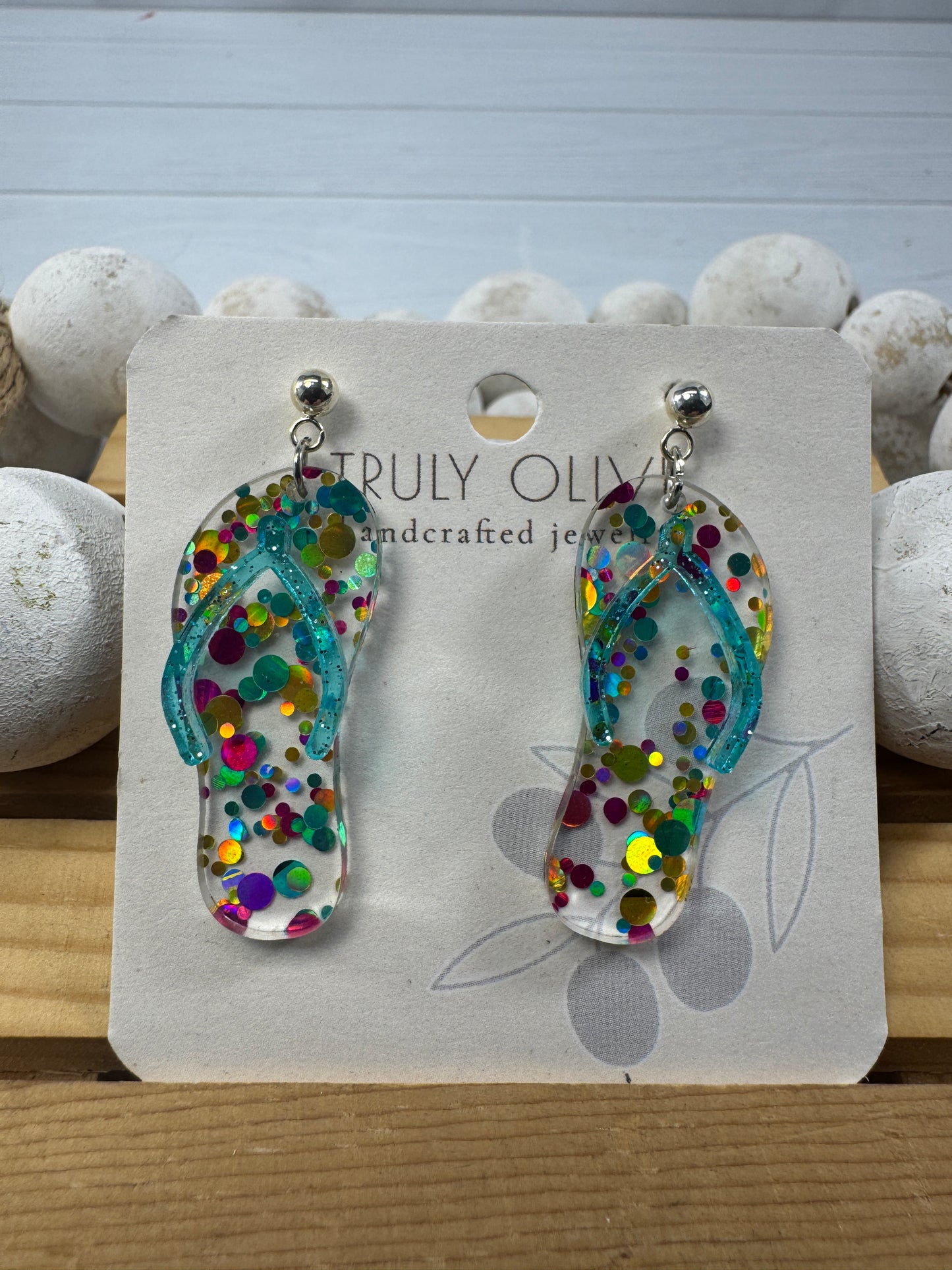Summer Flip Flop Earrings