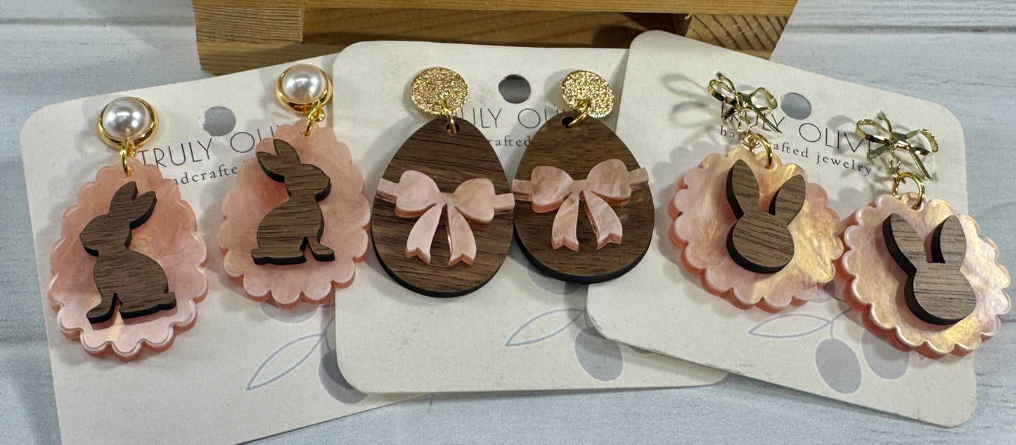 Cutest Easter Bunny Earrings