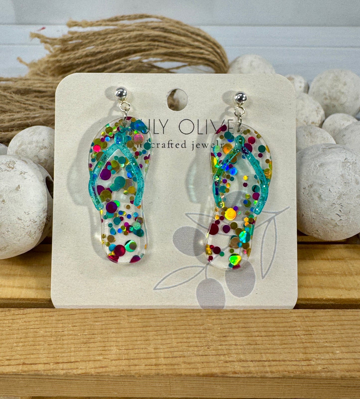 Summer Flip Flop Earrings
