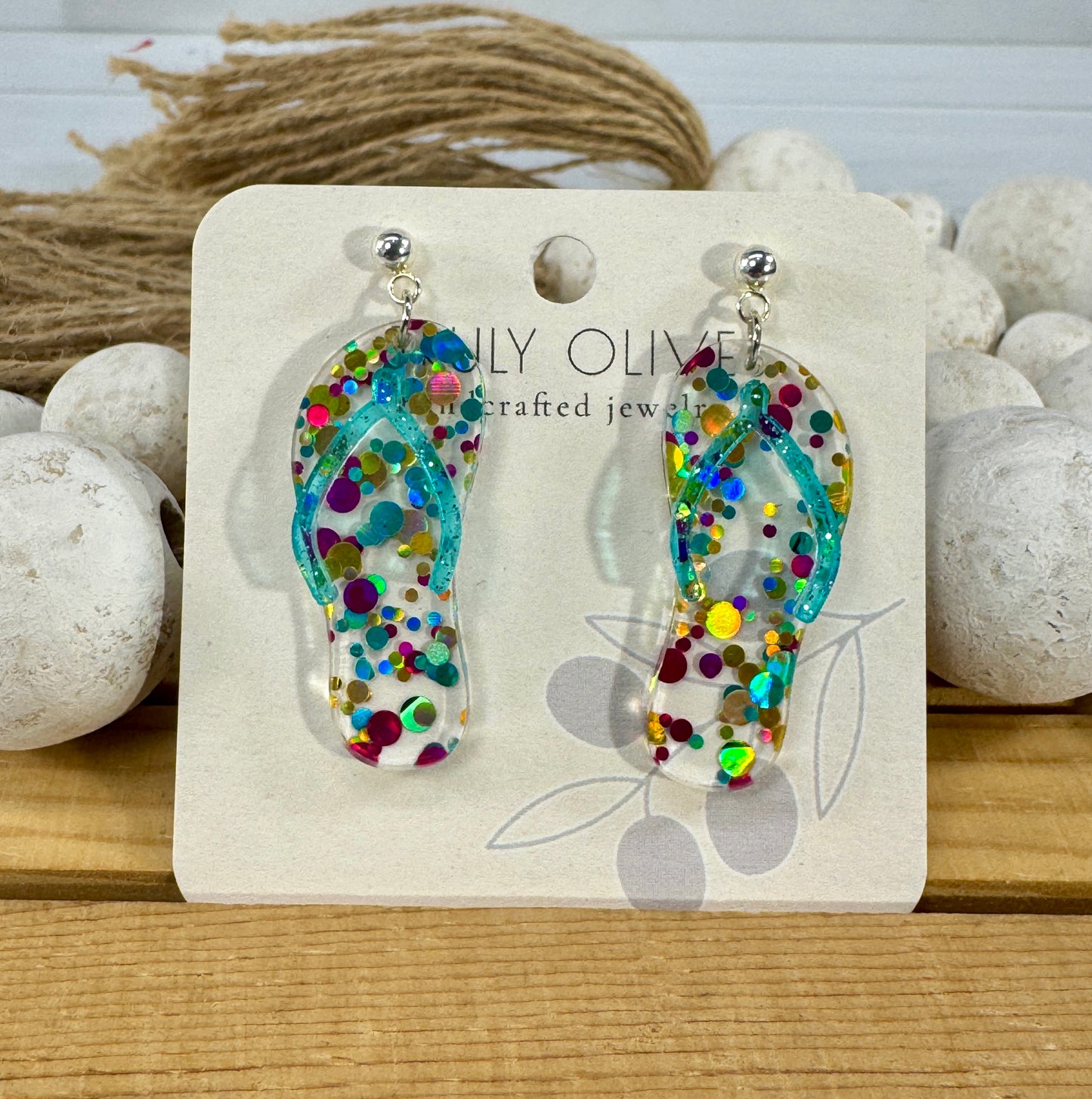 Summer Flip Flop Earrings