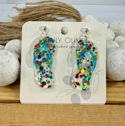 Summer Flip Flop Earrings