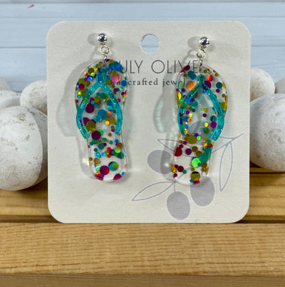 Summer Flip Flop Earrings