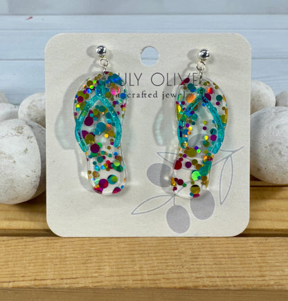 Summer Flip Flop Earrings