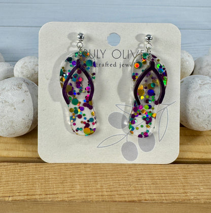 Summer Flip Flop Earrings